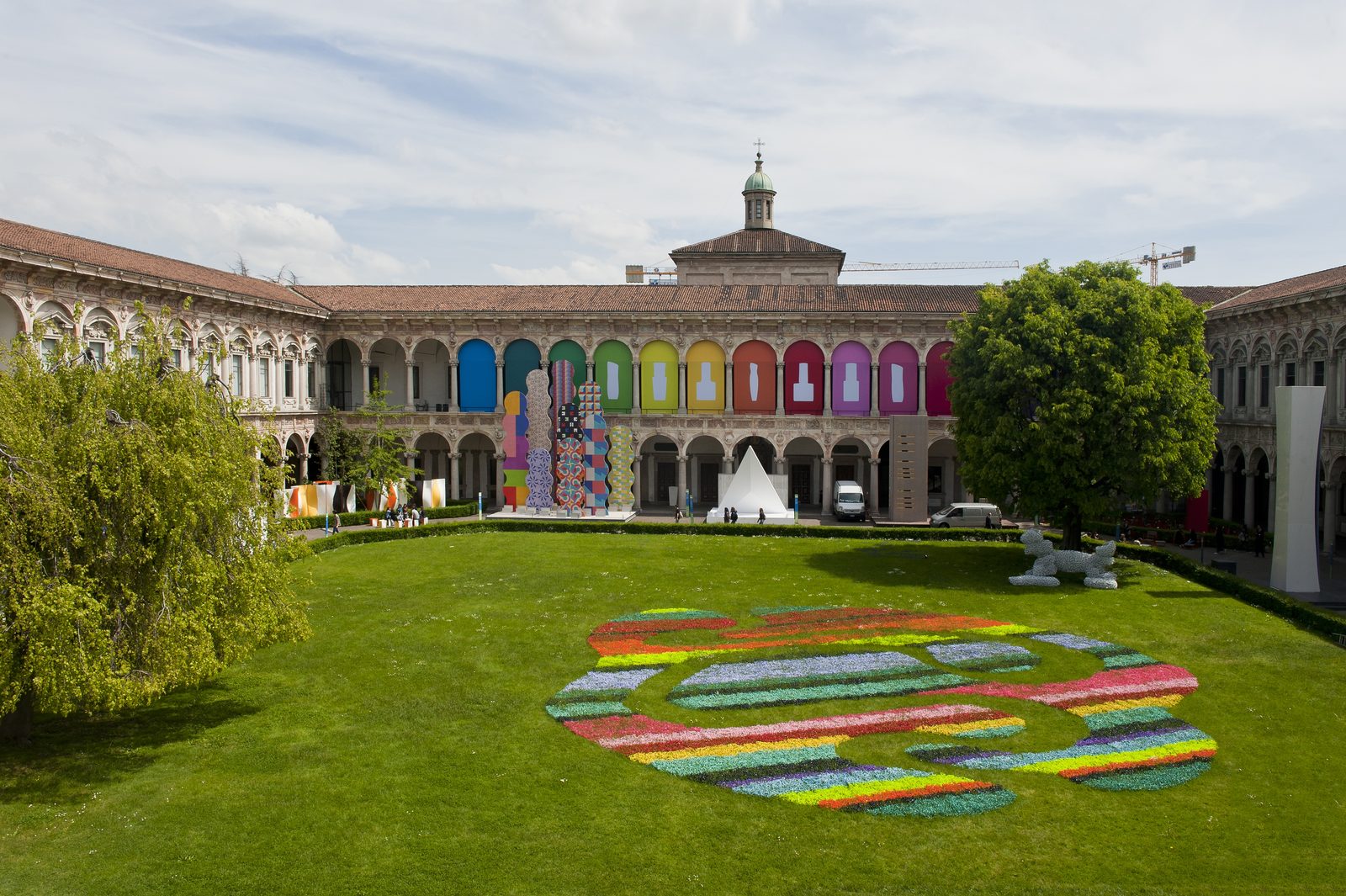 Главный двор Università degli Studi di Milano